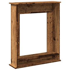 vidaXL Fireplace Surround Old Wood 75x20x87.5 cm Engineered Wood 6