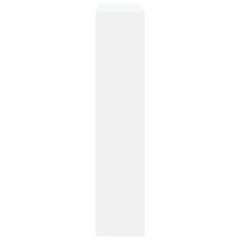 vidaXL Fireplace Surround White 81x18x82 cm Engineered Wood 5