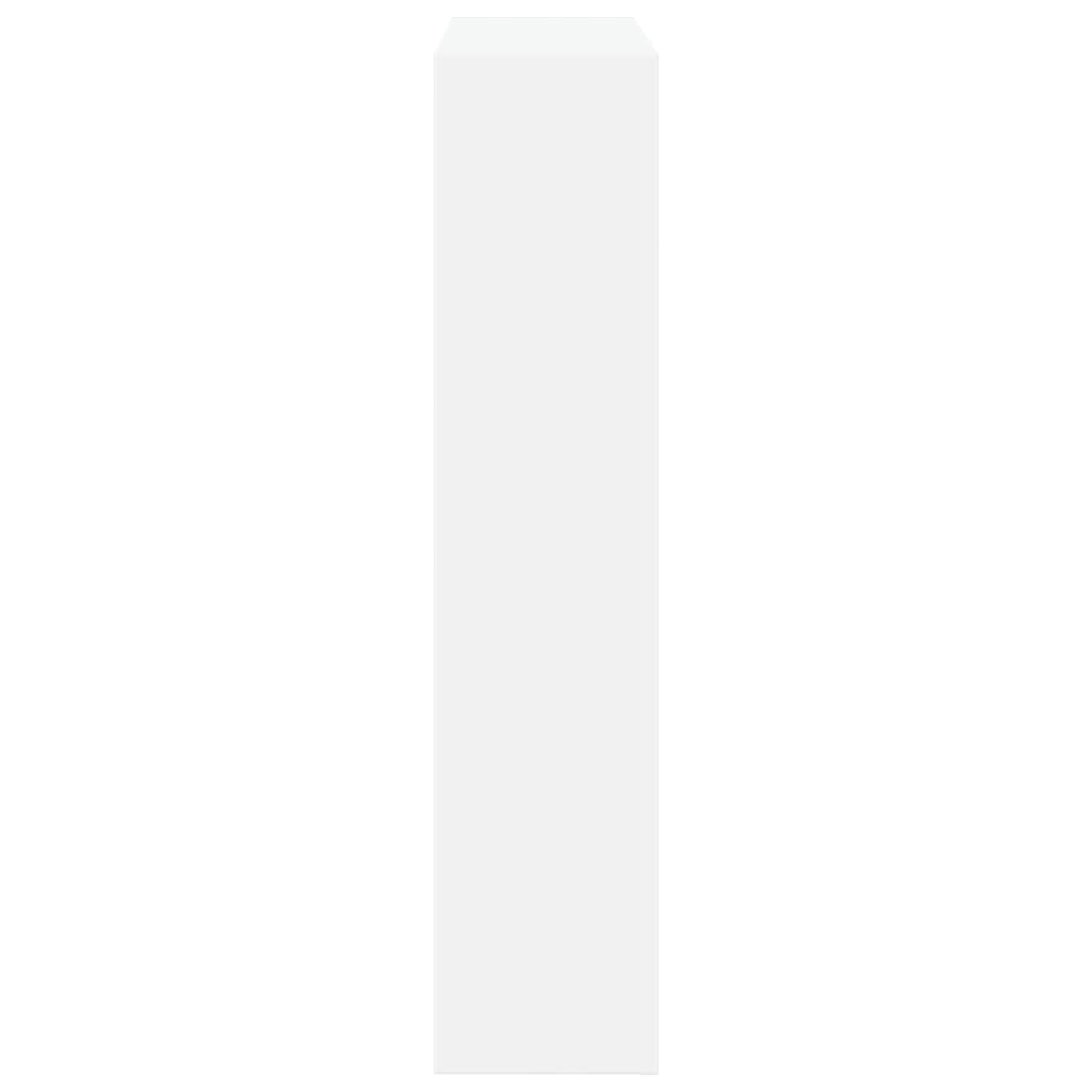 vidaXL Fireplace Surround White 81x18x82 cm Engineered Wood 5