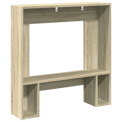 vidaXL Fireplace Surround Sonoma Oak 81x18x82 cm Engineered Wood 6