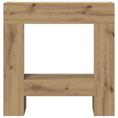 vidaXL Fireplace Surround Artisan Oak 81x18x82 cm Engineered Wood 4