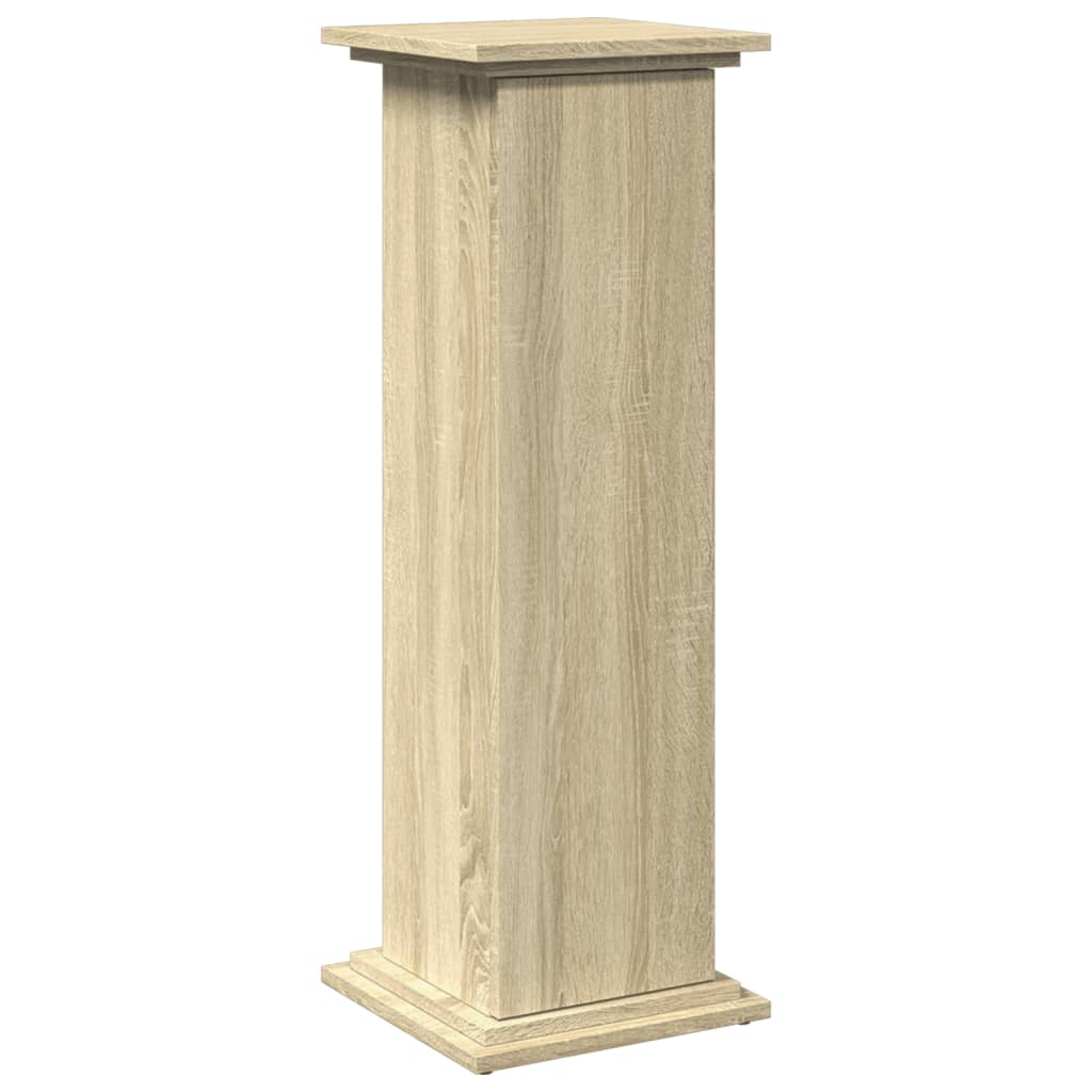vidaXL Display Stand with Storage Sonoma Oak 31x30x90 cm Engineered Wood 2