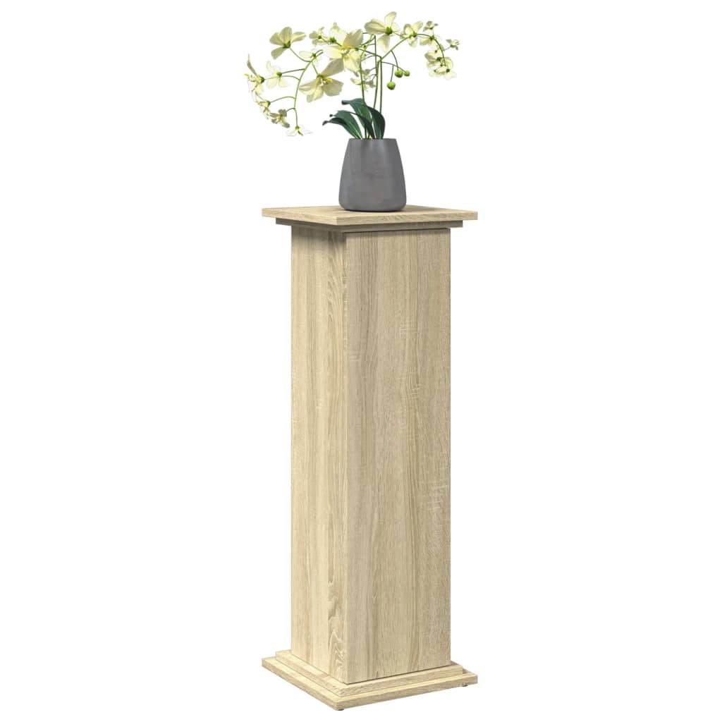 vidaXL Display Stand with Storage Sonoma Oak 31x30x90 cm Engineered Wood 3