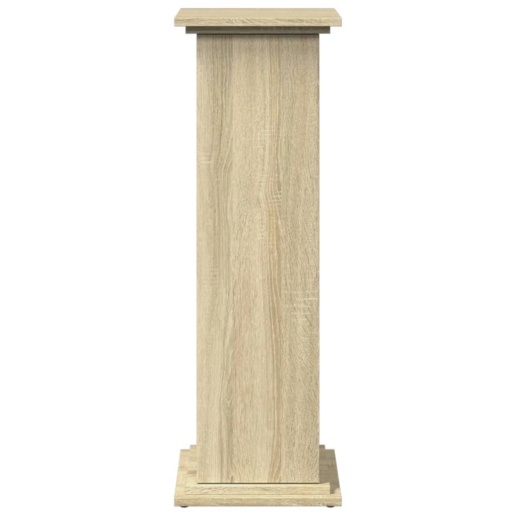 vidaXL Display Stand with Storage Sonoma Oak 31x30x90 cm Engineered Wood 5