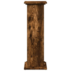 vidaXL Display Stand with Storage Smoked Oak 31x30x90 cm Engineered Wood 5