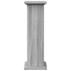 vidaXL Display Stand with Storage Grey Sonoma 31x30x90 cm Engineered Wood 5