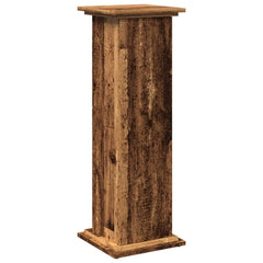 vidaXL Display Stand with Storage Old Wood 31x30x90 cm Engineered Wood 2
