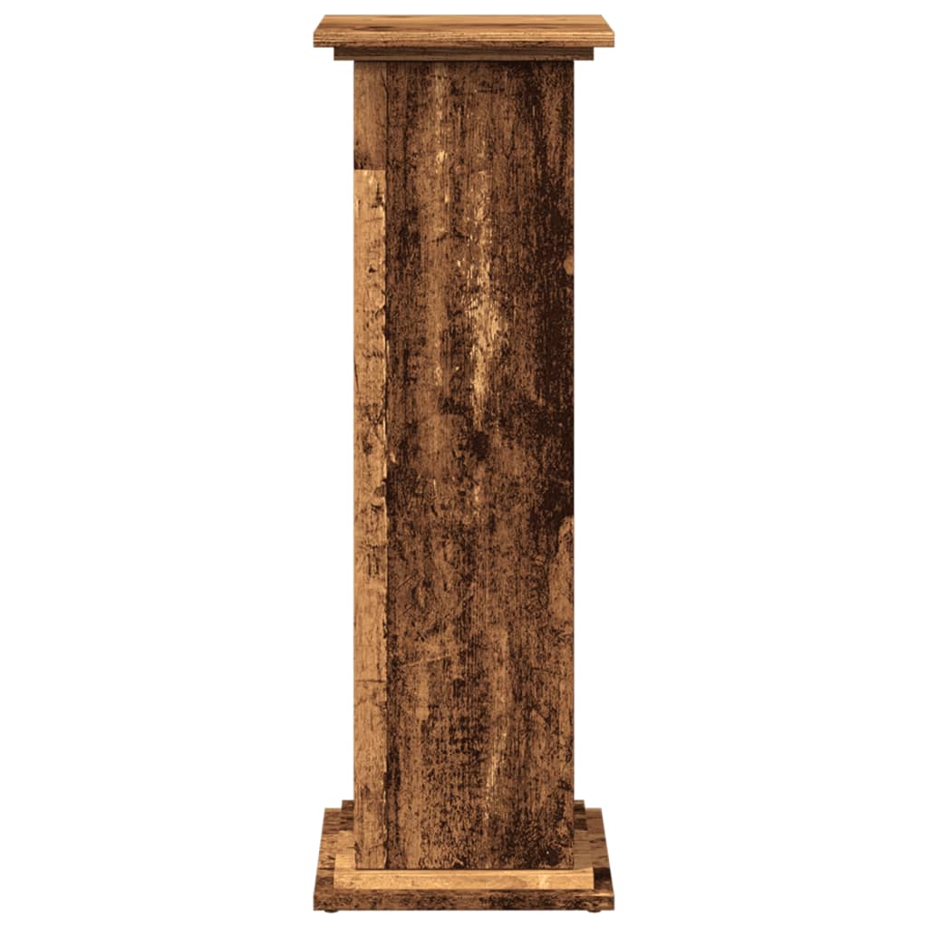 vidaXL Display Stand with Storage Old Wood 31x30x90 cm Engineered Wood 3