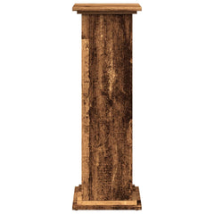 vidaXL Display Stand with Storage Old Wood 31x30x90 cm Engineered Wood 3
