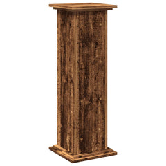 vidaXL Display Stand with Storage Old Wood 31x30x90 cm Engineered Wood 5