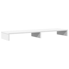 vidaXL Monitor Stand White 100x27x10 cm Engineered Wood 2