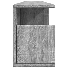vidaXL Wall Cabinet 100x20x30 cm Grey Sonoma Engineered Wood 5