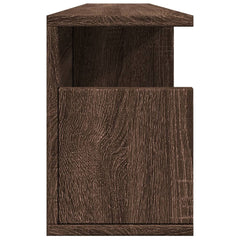 vidaXL Wall Cabinet 100x20x30 cm Brown Oak Engineered Wood 5
