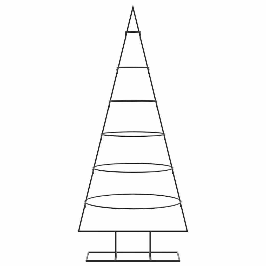 vidaXL | Metal Christmas Tree | Black 150 cm Powder-coated steel 3