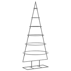 vidaXL | Metal Christmas Tree | Black 150 cm Powder-coated steel 5