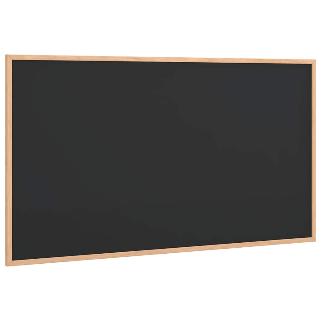 vidaXL Chalkboard with Solid Pine Wood Frame Black 100x55 cm 2