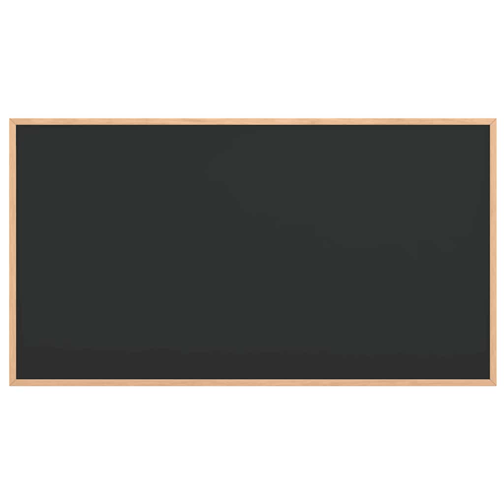 vidaXL Chalkboard with Solid Pine Wood Frame Black 100x55 cm 3