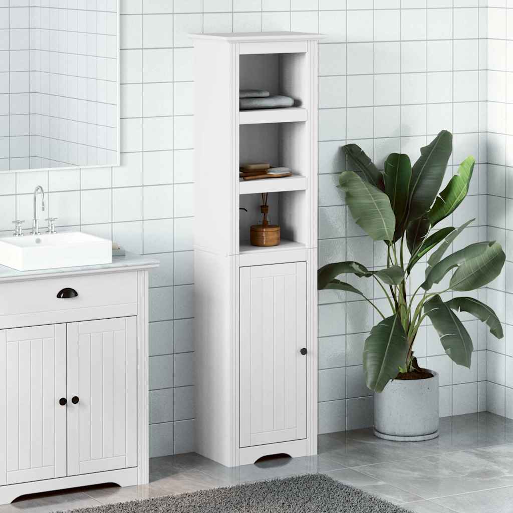 vidaXL Bathroom Cabinet BODO White 44x30x160 cm 3