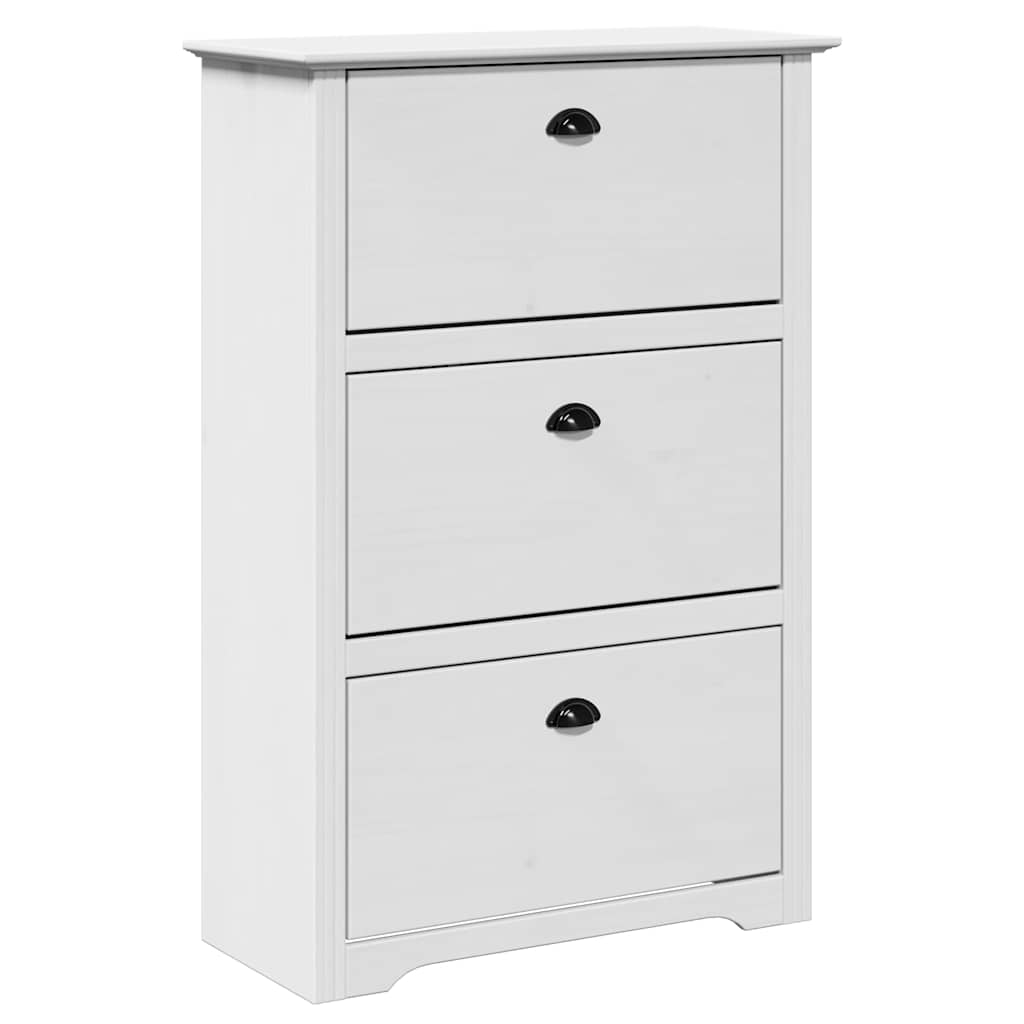 vidaXL Shoe Rack BODO White 80x35x118 cm 2