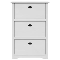 vidaXL Shoe Rack BODO White 80x35x118 cm 4