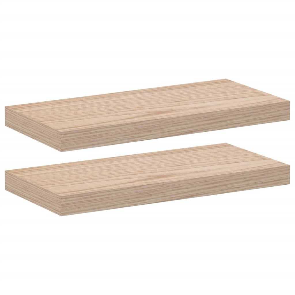vidaXL Floating Shelves 2 pcs 50x23.5x4 cm Engineered Wood 2