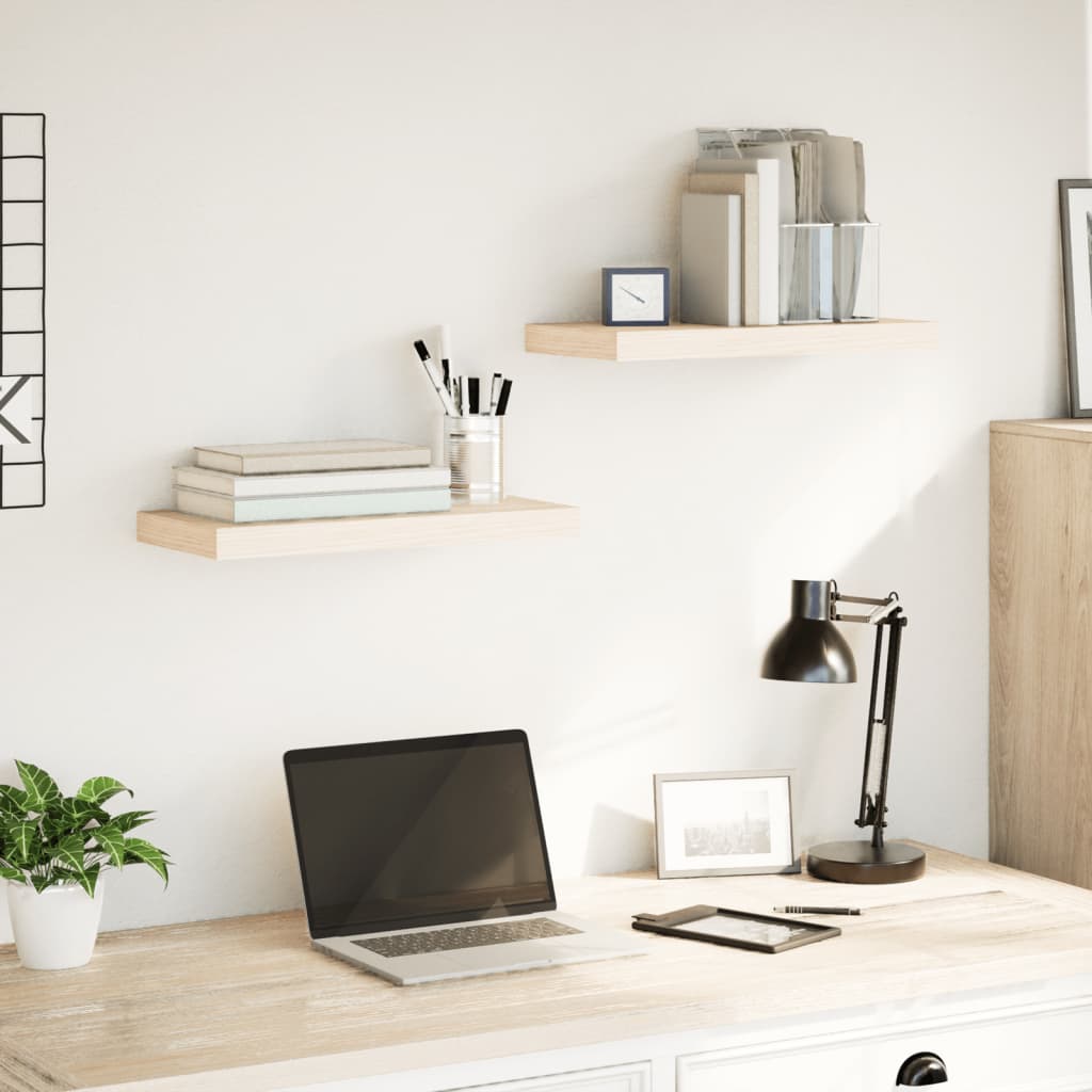 vidaXL Floating Shelves 2 pcs 50x23.5x4 cm Engineered Wood 1