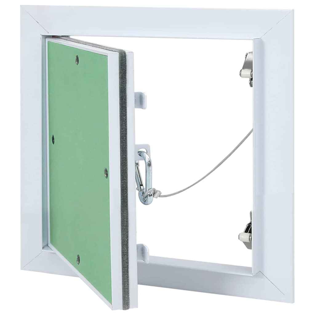 Access Panel Green and Silver 30 x 30 cm Width 250 mm 250 mm