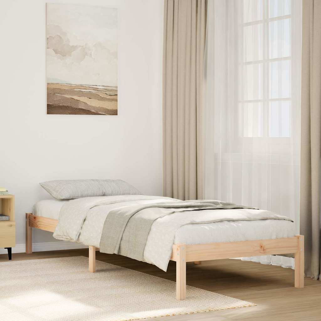 vidaXL Extra Long Bed Frame without Mattress Length 210 cm