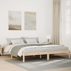 vidaXL Extra Long Bed Frame without Mattress Length 210 cm