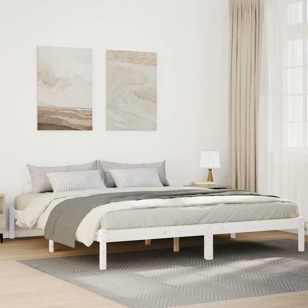 vidaXL Extra Long Bed Frame without Mattress Length 210 cm