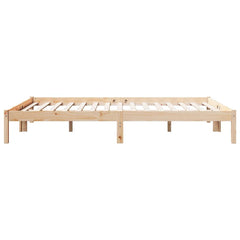 vidaXL Extra Long Bed Frame without Mattress 160x220 cm Solid Wood Pine 5