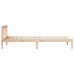 vidaXL Extra Long Bed Frame without Mattress 90x210 cm Solid Wood Pine 6