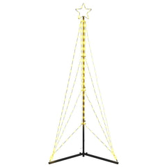 vidaXL LED Christmas Tree 363 LEDs Warm White 182 cm 6