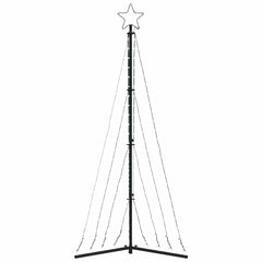 vidaXL LED Christmas Tree 339 LEDs Colorful 187 cm 5