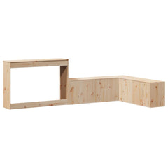 vidaXL Bedside Cabinet with Desk 232x122x75 cm Solid Wood Pine 6