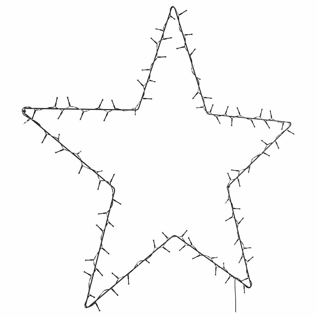 vidaXL Christmas Lights Star Silhouette 115 LEDs Warm White 3