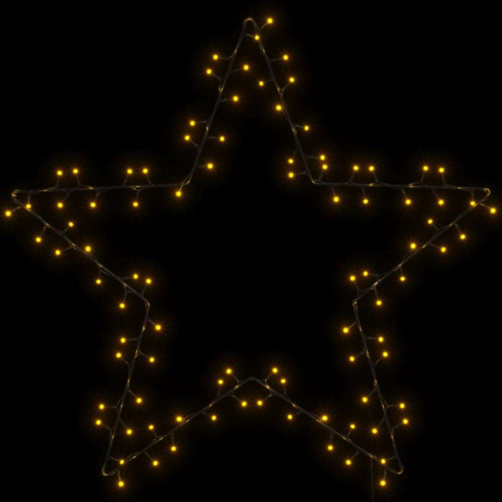 vidaXL Christmas Lights Star Silhouette 115 LEDs Warm White 6