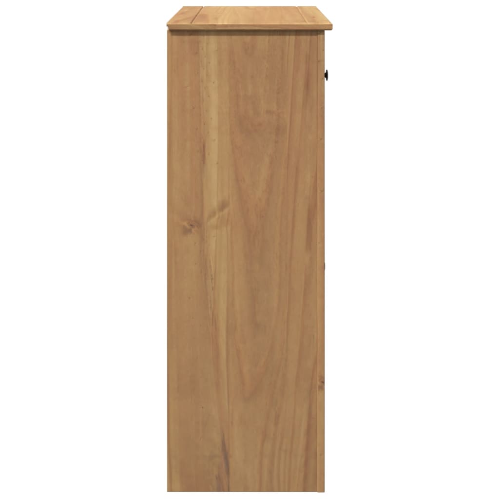 vidaXL Shoe Cabinet PANAMA 80x40x114 cm Solid Wood Pine 6