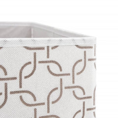 vidaXL Foldable Storage Boxes 10 pcs Cream 32x32x32 cm Non-woven Fabric 6