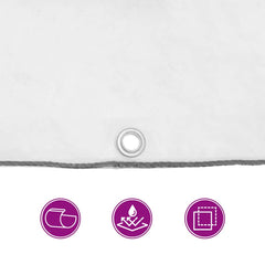 vidaXL Plant Cover with Eyelets 2x10 m Polyethylene 6