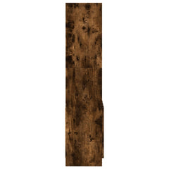 vidaXL Highboard Smoked Oak 63x33x140 cm Engineered Wood 6