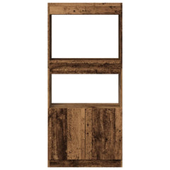 vidaXL Highboard Old Wood 63x33x140 cm Engineered Wood 5
