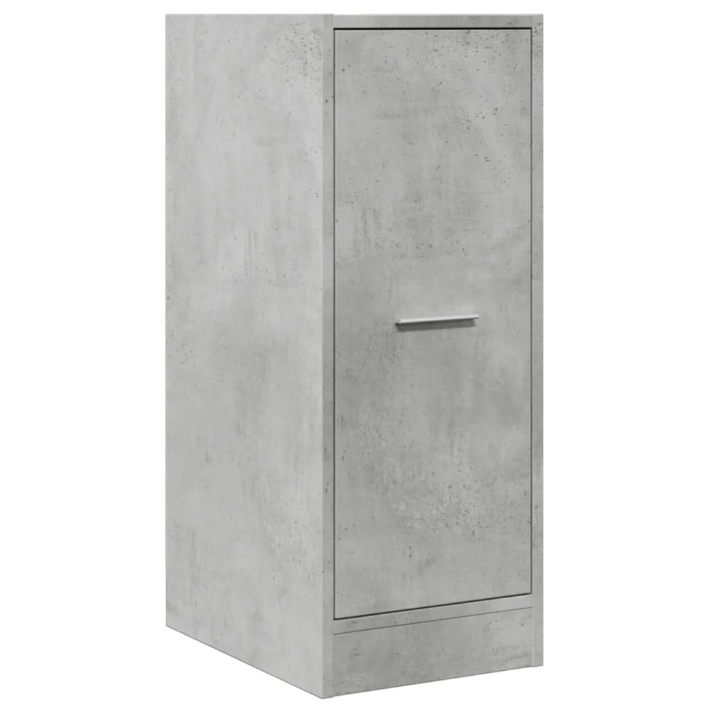 vidaXL Apothecary Cabinet Concrete Grey 30x41x77,5 cm Engineered Wood 4
