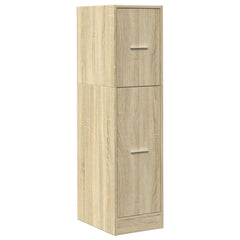 vidaXL Apothecary Cabinet Sonoma Oak 30x41x118 cm Engineered Wood 4