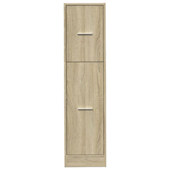 vidaXL Apothecary Cabinet Sonoma Oak 30x41x118 cm Engineered Wood 5