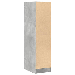 Apothecary Cabinet Concrete Grey Engineered Wood, image 6