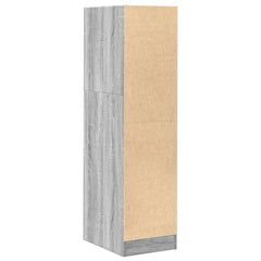 vidaXL Apothecary Cabinet Grey Sonoma 30x41x118 cm Engineered Wood 6