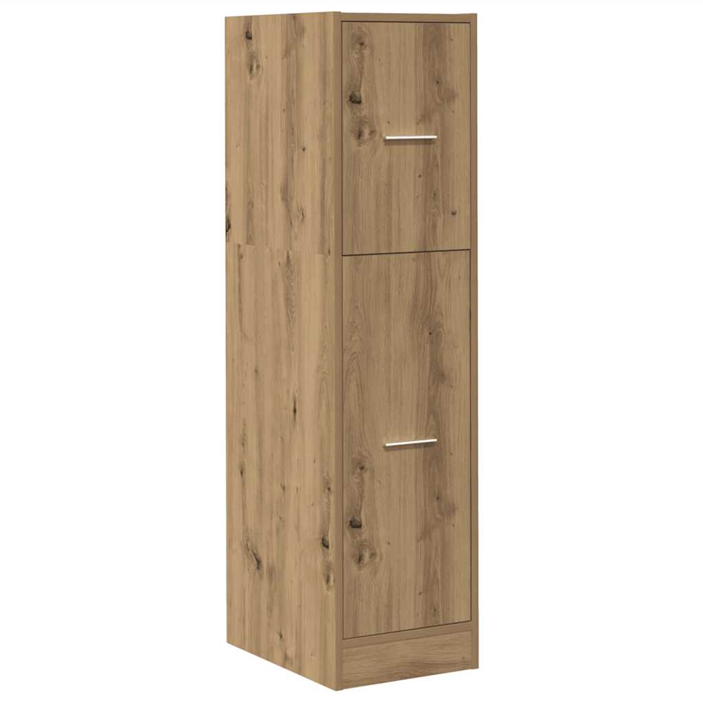 vidaXL Apothecary Cabinet Artisian Oak 30x41x118 cm Engineered Wood 3