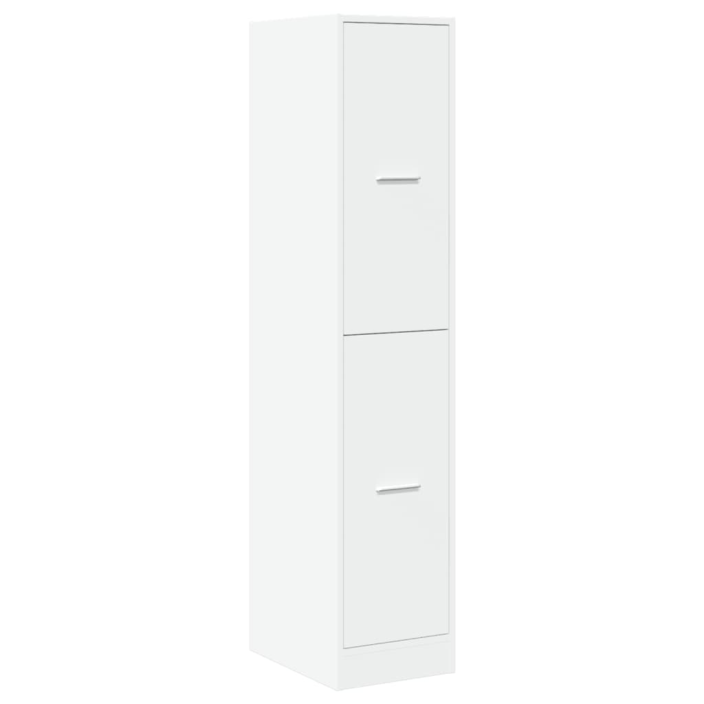 vidaXL Apothecary Cabinet White 30x41x144,5 cm Engineered Wood 4