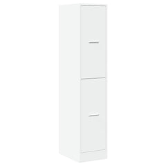 vidaXL Apothecary Cabinet White 30x41x144,5 cm Engineered Wood 4